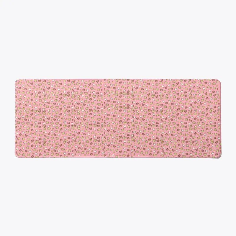 rilakkuma all pattern Desk Mat